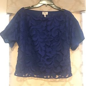 Milly blue croptop size 4